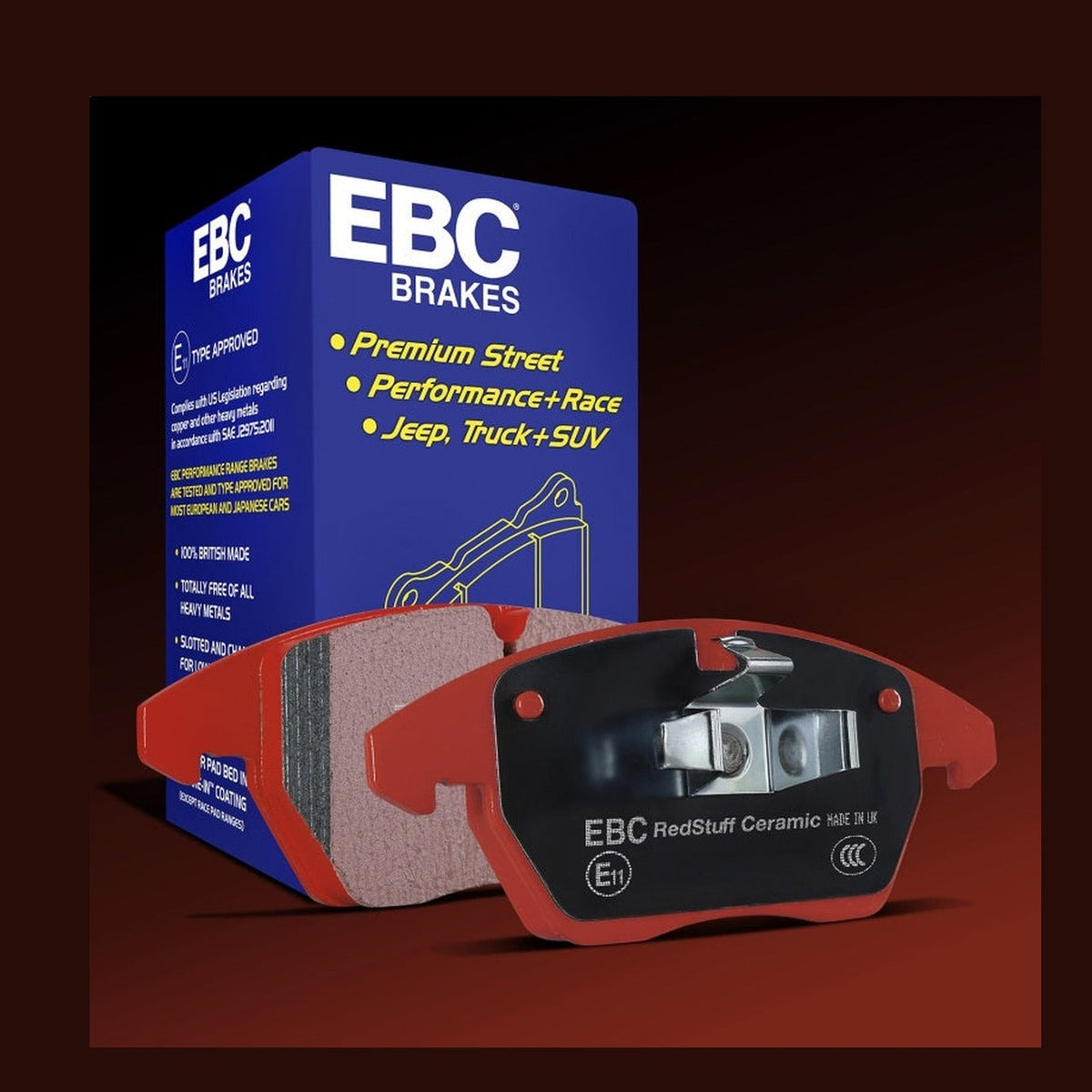 EBC EBC 04-08 Acura TL 3.2 (Manual)(Brembo) Redstuff Front Brake Pads