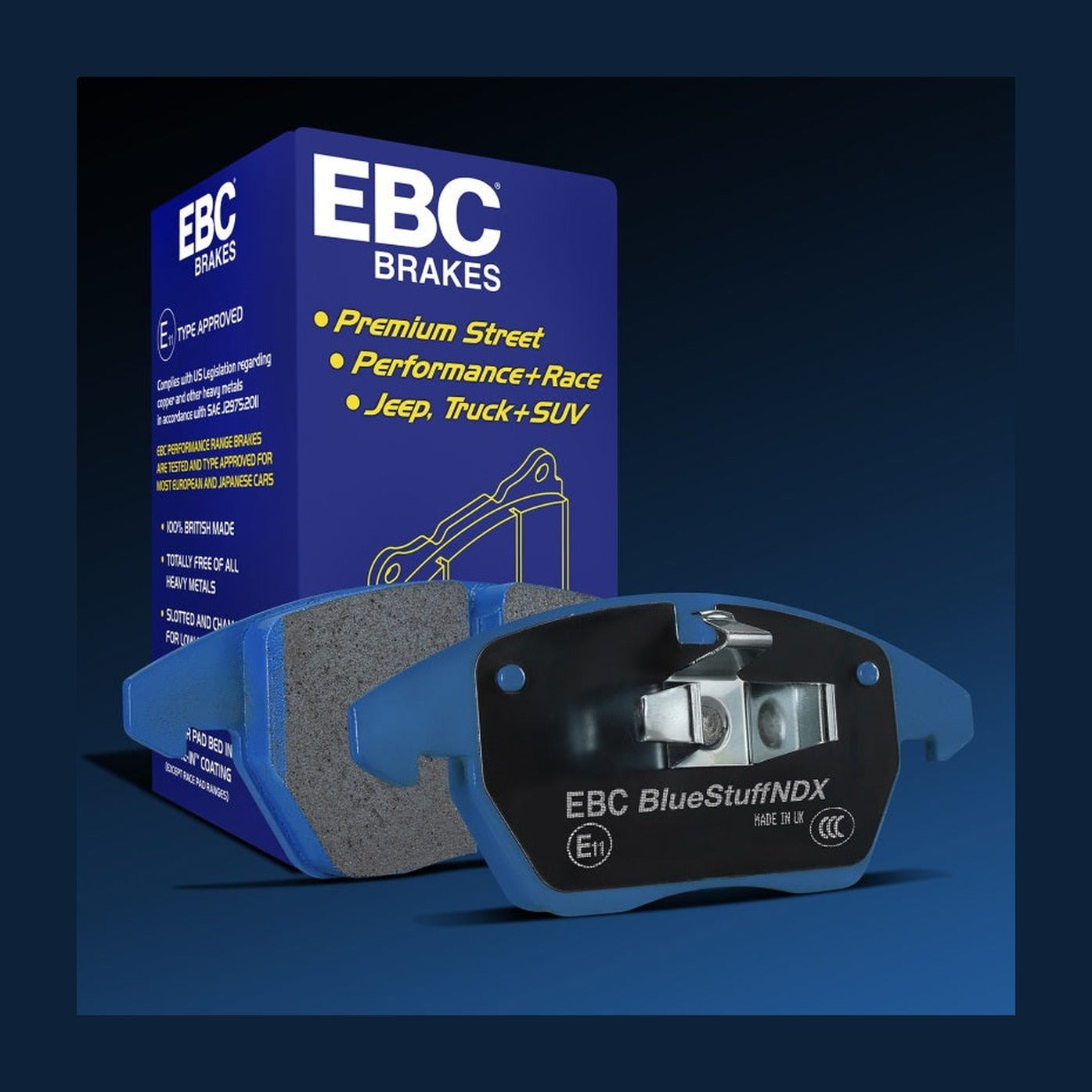 EBC EBC 17-21 Honda Civic Type-R (FK8) Bluestuff Front Brake Pads