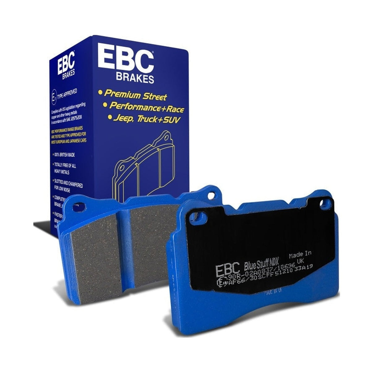EBC EBC 17-21 Honda Civic Type-R (FK8) Bluestuff Front Brake Pads