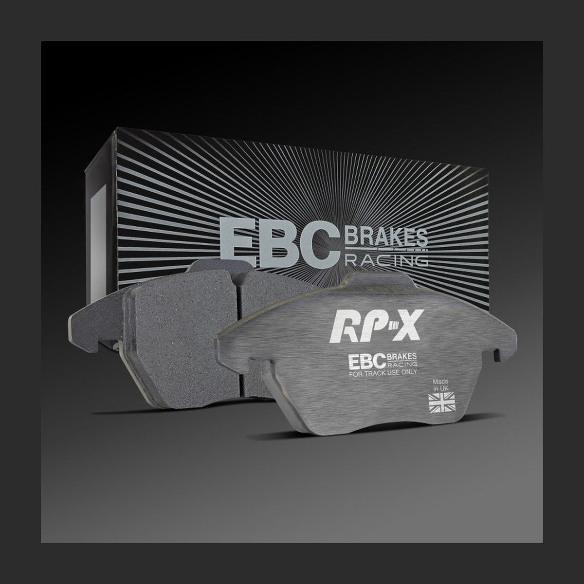 EBC EBC Racing 2015+ Ford Mustang (6th Gen) 2.3L Turbo (GT Performance Package) RP-X Front Brake Pads