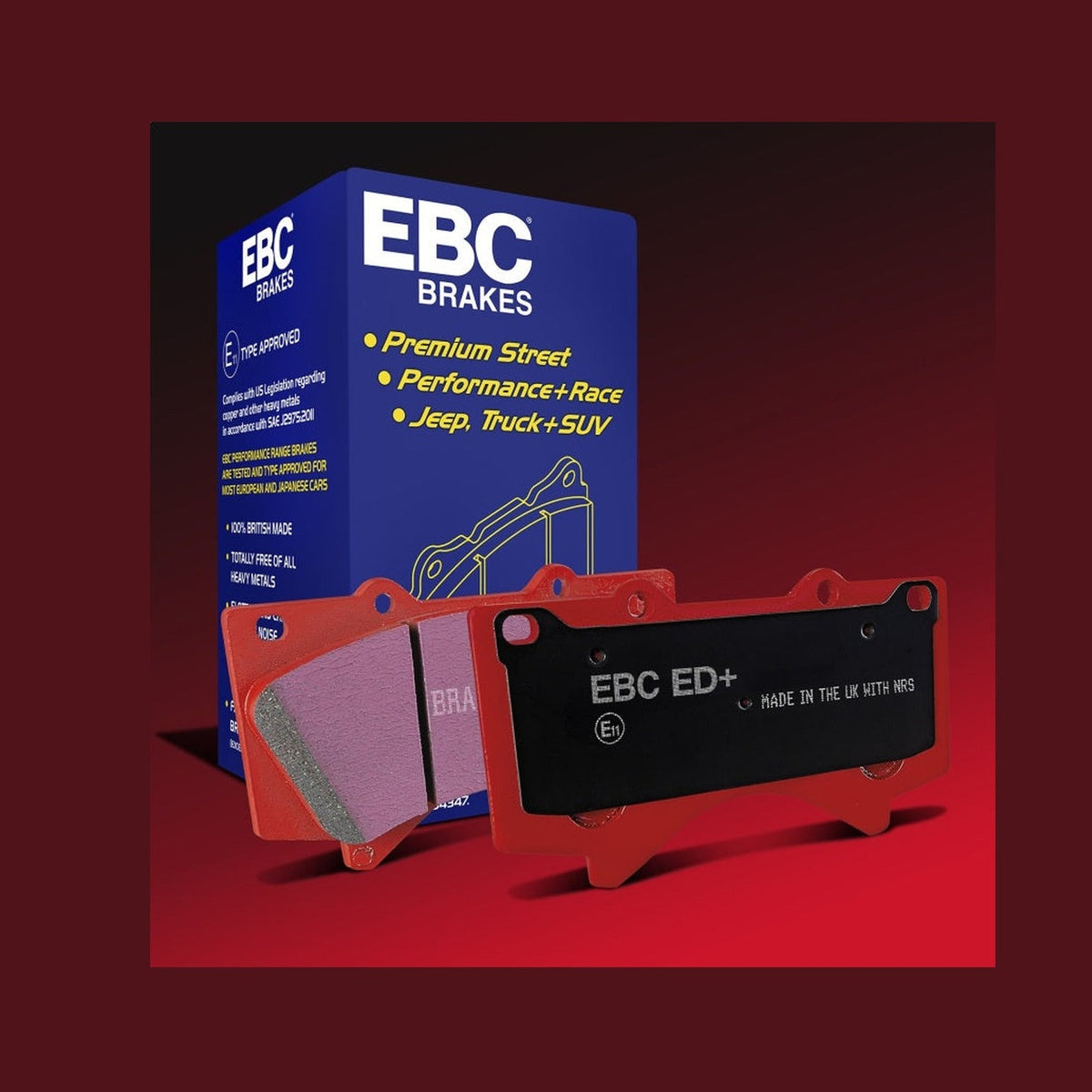 EBC EBC 15+ Ford F150 2.7 Twin Turbo (2WD) Extra Duty Front Brake Pads