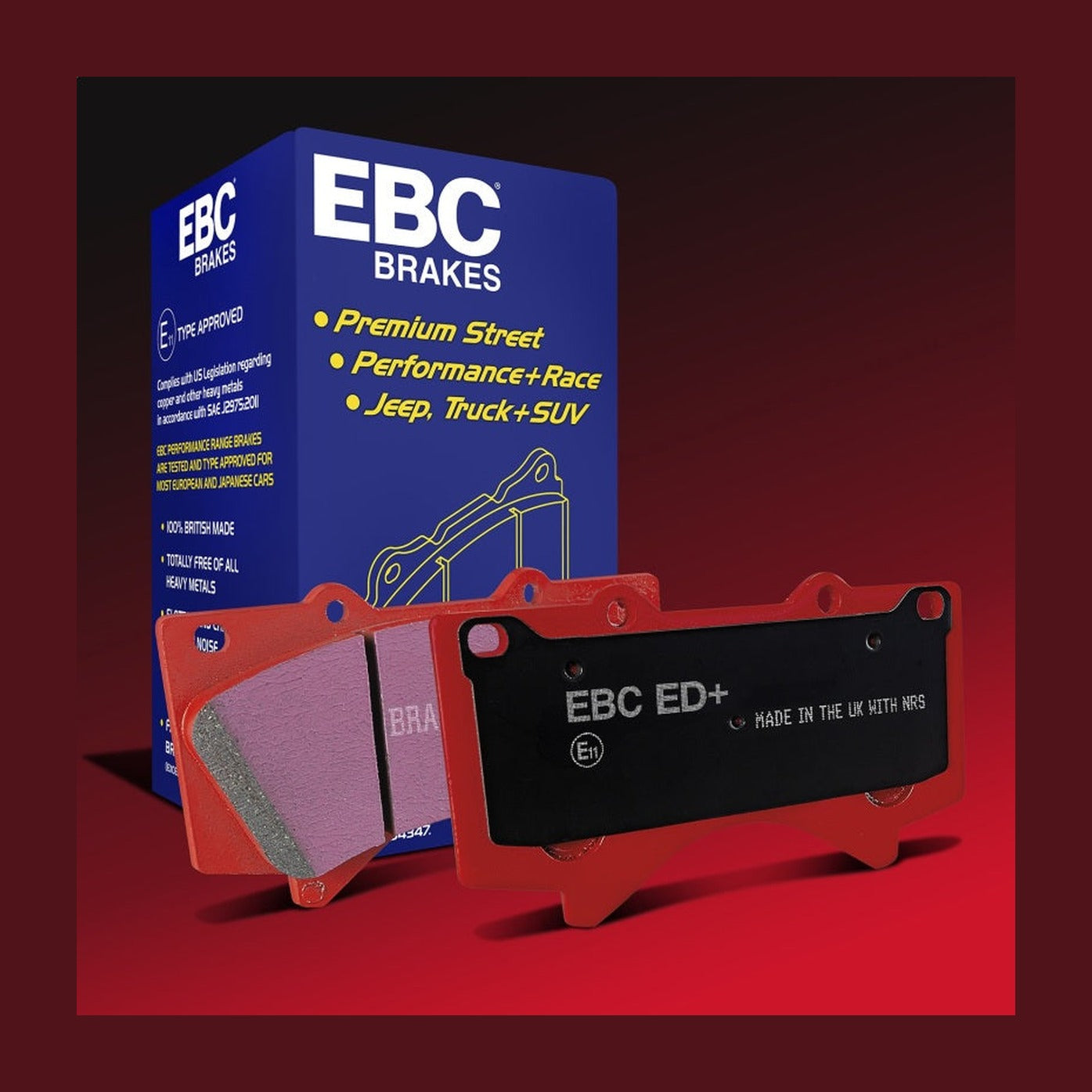 EBC EBC 2022+ Ford Bronco Raptor 3.0T Extra Duty Front Brake Pads