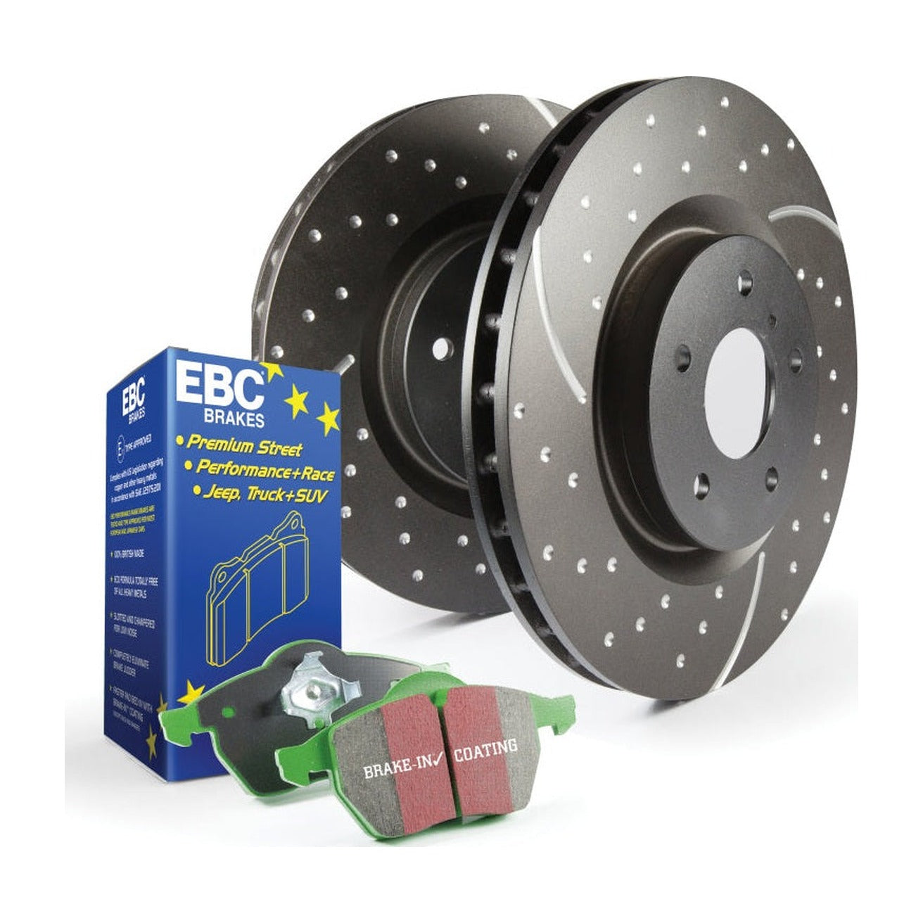EBC EBC S3 Kits Greenstuff Pads and GD Rotors