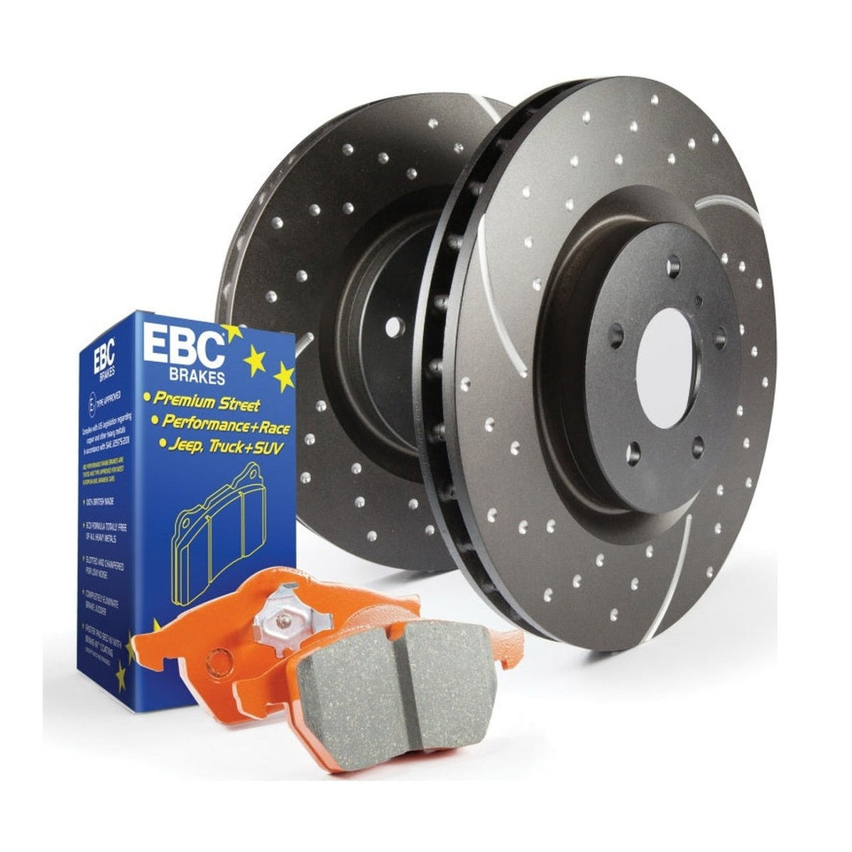 EBC EBC S8 Kits Orangestuff Pads and GD Rotors