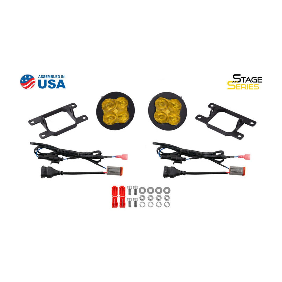 Diode Dynamics Diode Dynamics SS3 Sport Type A Kit ABL - Yellow SAE Fog
