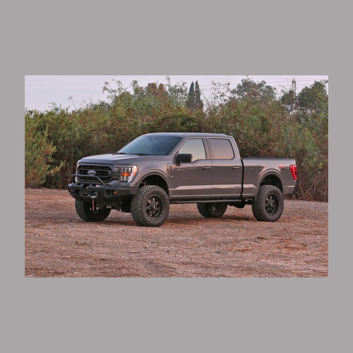 Fabtech Fabtech 2021+ Ford F150 4WD 6in Front Dirt Logic 2.5 NON-Reservoir Coilovers - Pair, installed