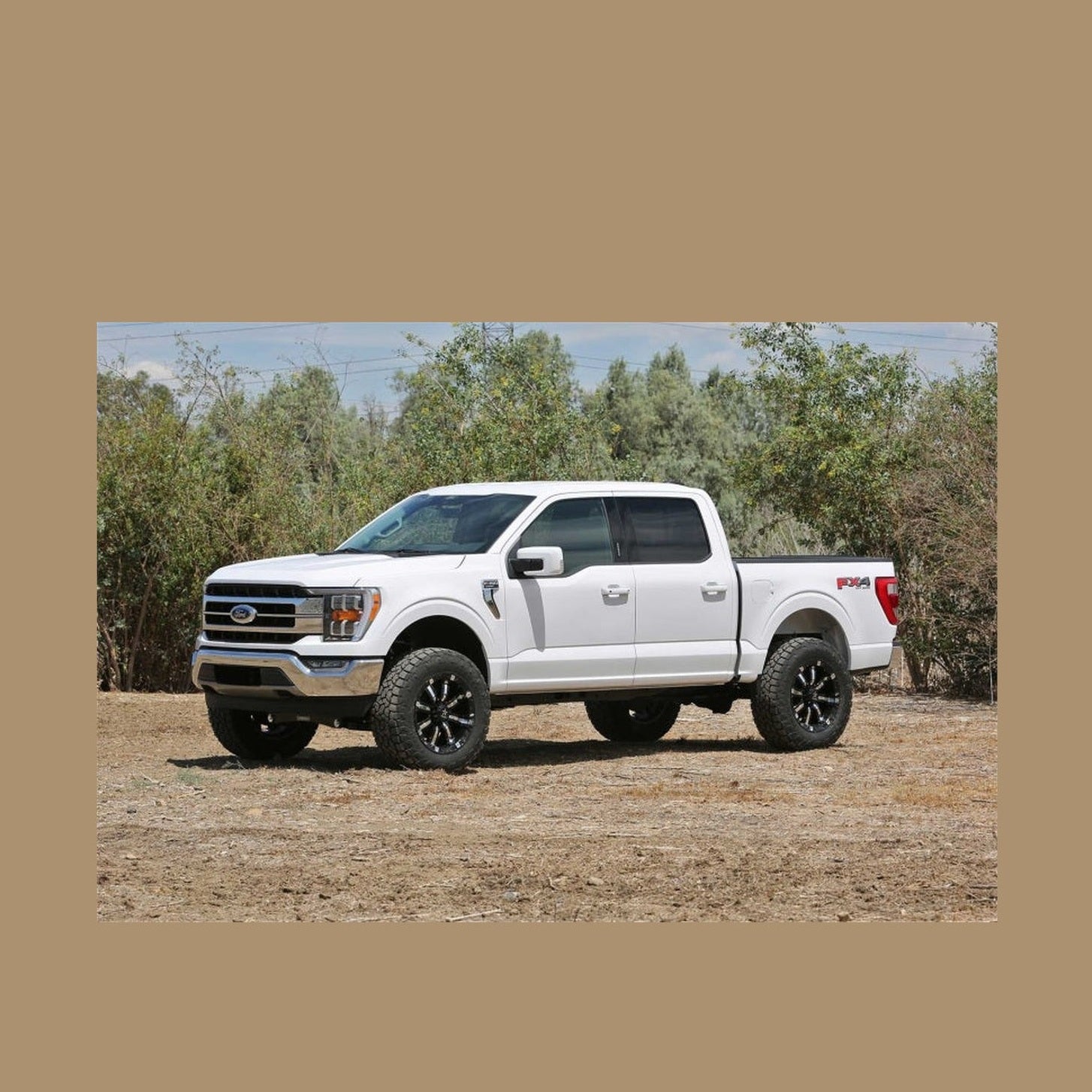 Fabtech Fabtech 2021+ Ford F150 4WD 6in Lift System - Rear 2.25 DL Shock, installed