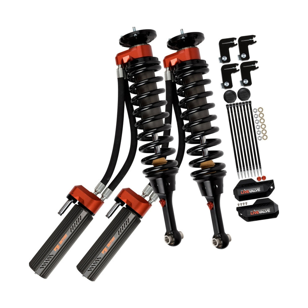 FOX Fox 3.0 Factory Race Series Live Valve Internal Bypass Coilover Shock 2019+ Ford Raptor - Front