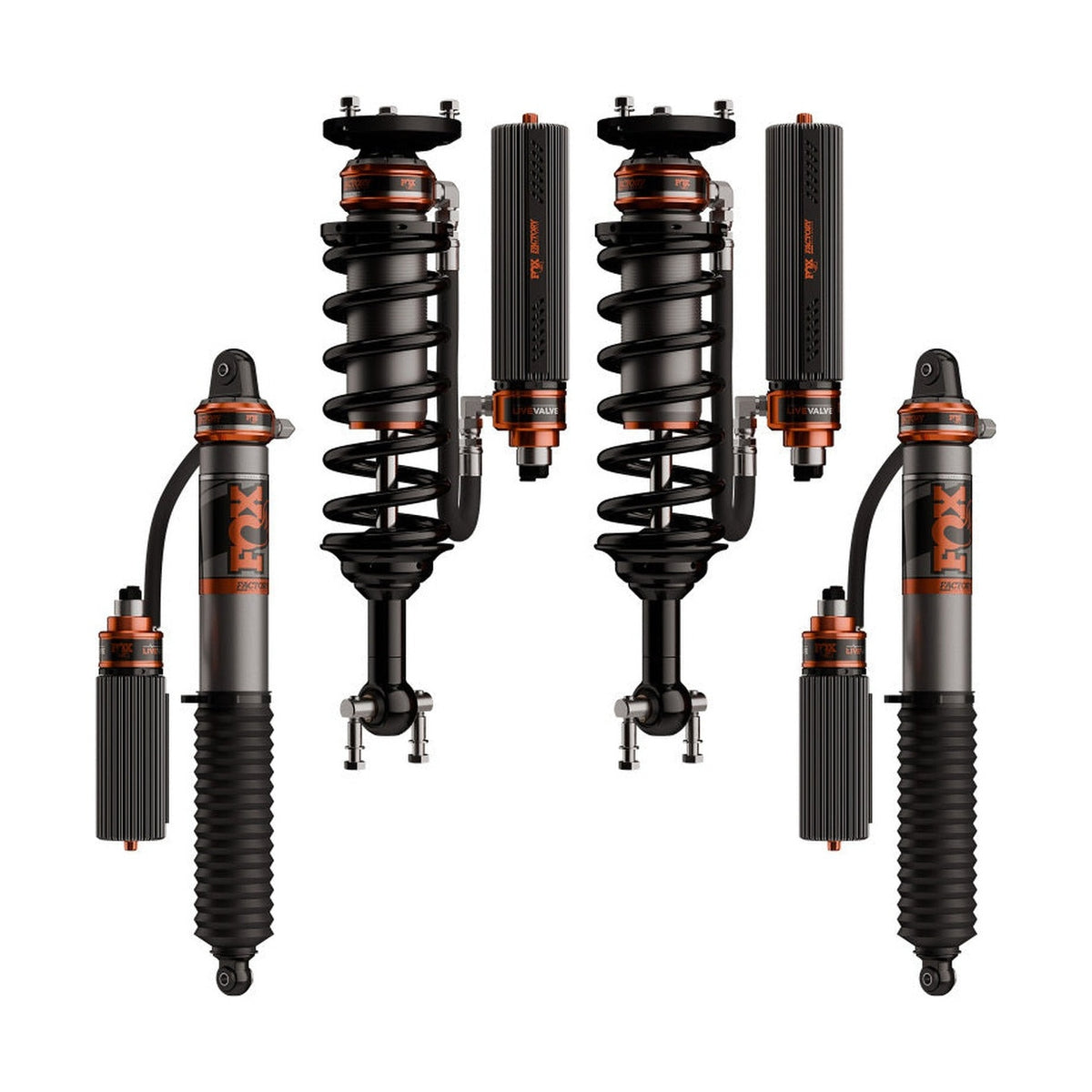 FOX Fox 21-23 Ford F150 Supercrew 3.2 Factory Race Live Valve Front Coilover - 2-2.5in Lift
