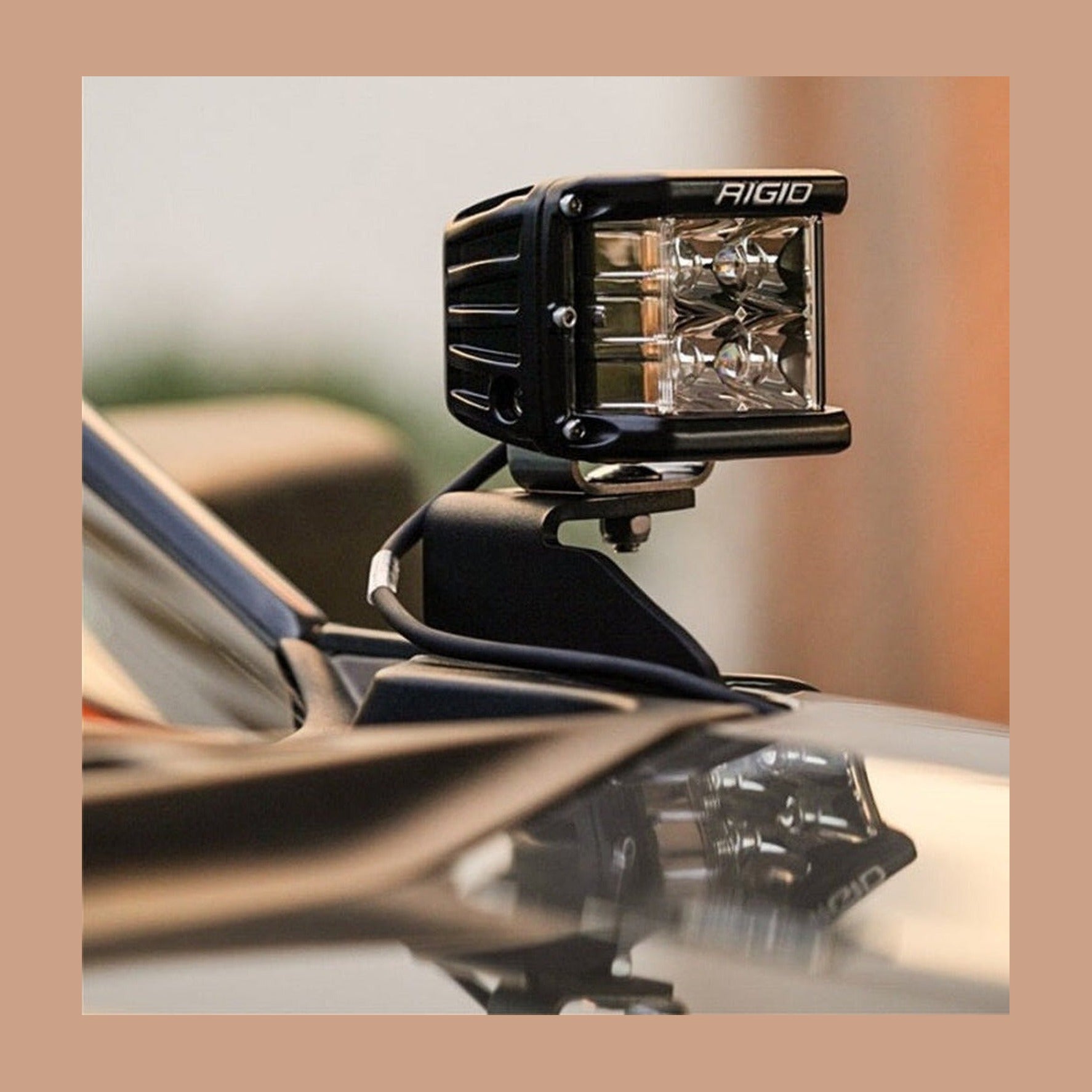 Rigid Industries Rigid Industries 2021+ Ford F-150/Raptor A-Pillar Mount, installed