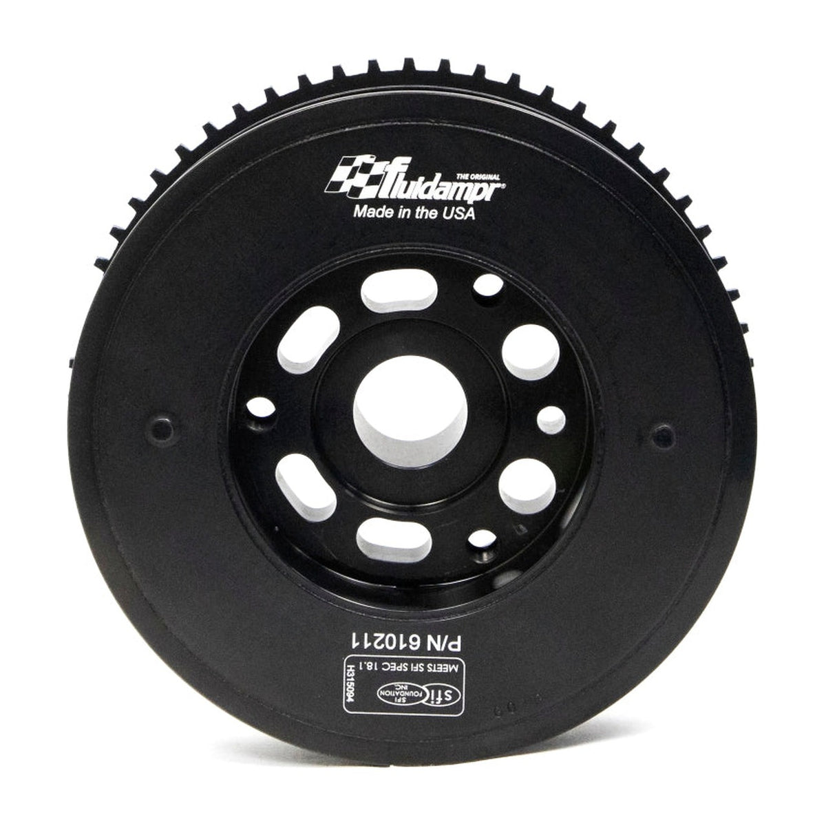 Fluidampr Fluidampr 13-18 Ford Focus ST 2.0L/15-23 Ford Mustang 2.3L EcoBoost Steel Internally Balanced Damper