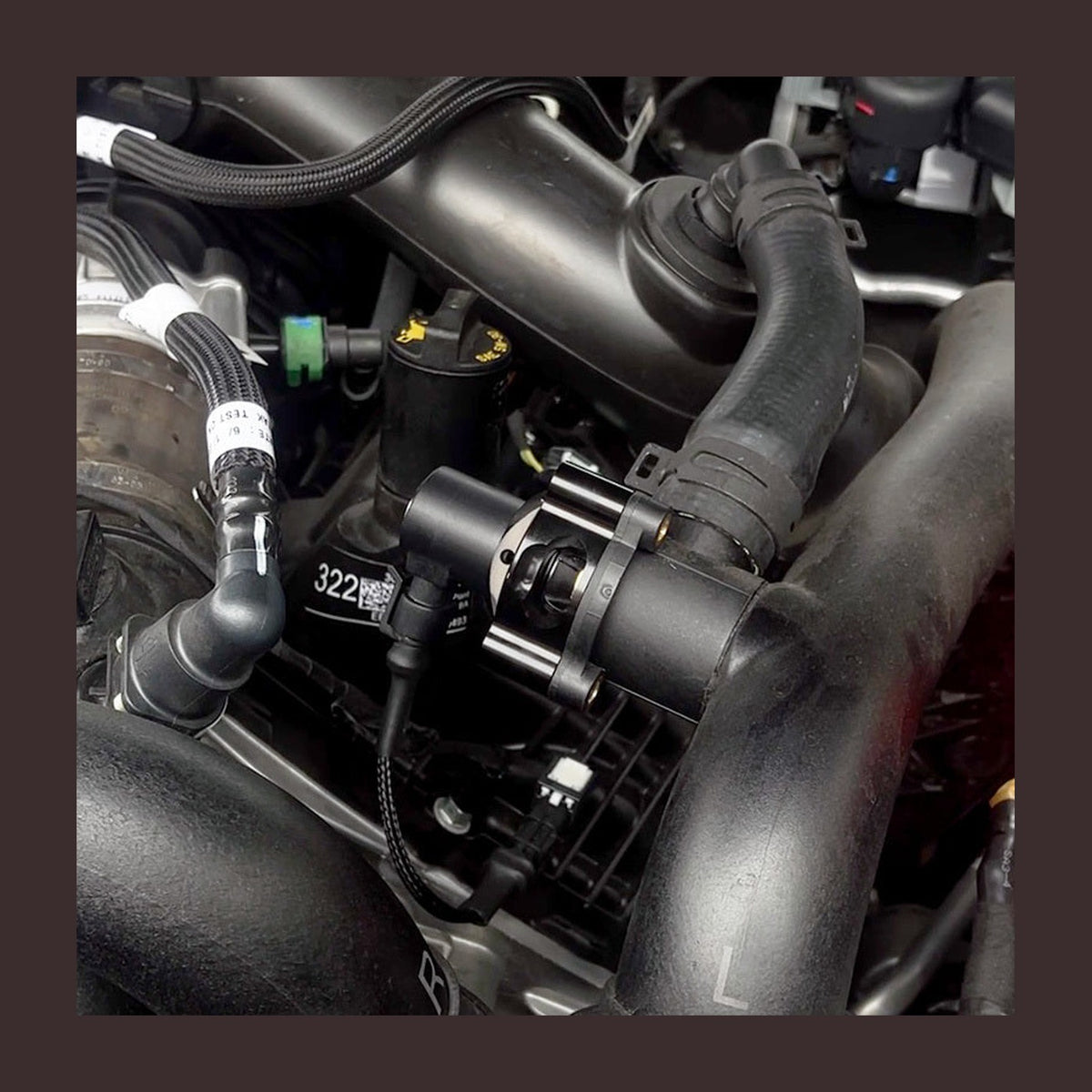 Go Fast Bits GFB VTA Blow Off Valve 19-23 Ford Mustang 2.3L EcoBoost / 2022+ Ford Ranger Raptor 3.0L EcoBoost, installed
