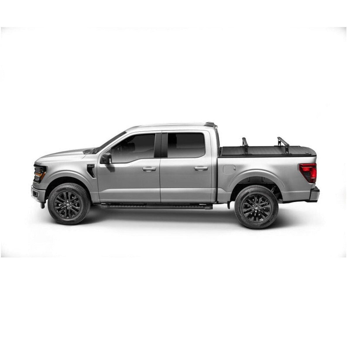 Go Rhino Go Rhino 15-22 Ford F-150 / 19-22 RAM 1500 / 07-21 Toyota Tundra XRS Cross Bars Kit - Tex. Blk, installed