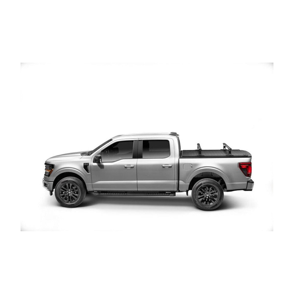 Go Rhino Go Rhino 15-22 Ford F-150 / 19-22 RAM 1500 / 07-21 Toyota Tundra XRS Cross Bars Kit - Tex. Blk, installed