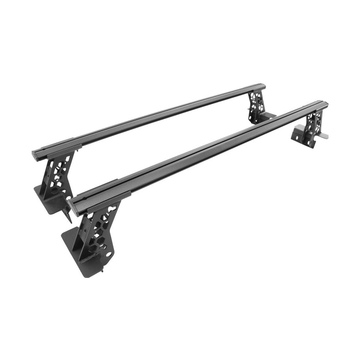 Go Rhino Go Rhino 15-22 Ford F-150 / 07-21 Toy. Tundra XRS Cross Bars Kit - Tex Blk (Attch Tonneau Cvr T-Trk)