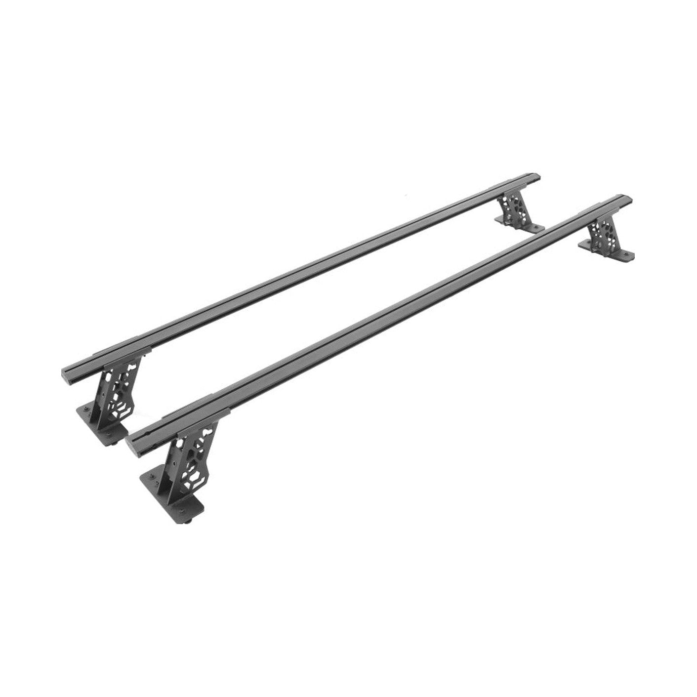 Go Rhino Go Rhino 15-22 Ford F-150 / 07-21 Toy. Tundra XRS Cross Bars Kit - Tex Blk (Attch Tonneau Cvr T-Trk)