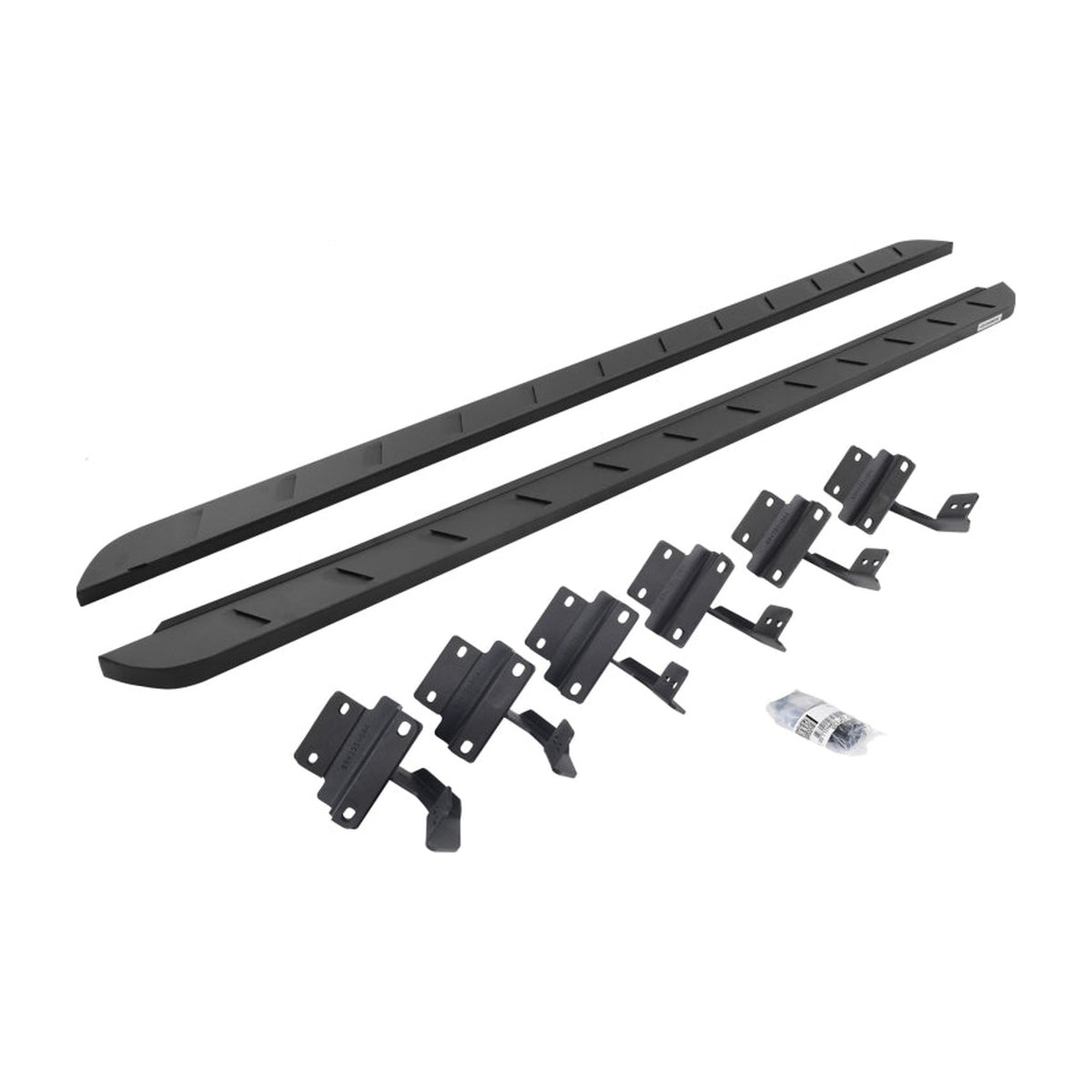 Go Rhino Go Rhino 15-22 Ford F-150 (17-22 Raptor) SC RB10 Slim Running Boards Kit (w/Brackets) - Tex. Blk