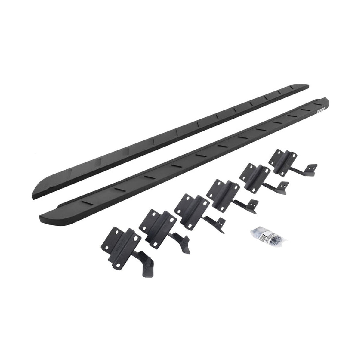 Go Rhino Go Rhino 15-22 Ford F-150 (17-22 Raptor) SC RB10 Slim Running Boards Kit (w/Brackets) - Tex. Blk