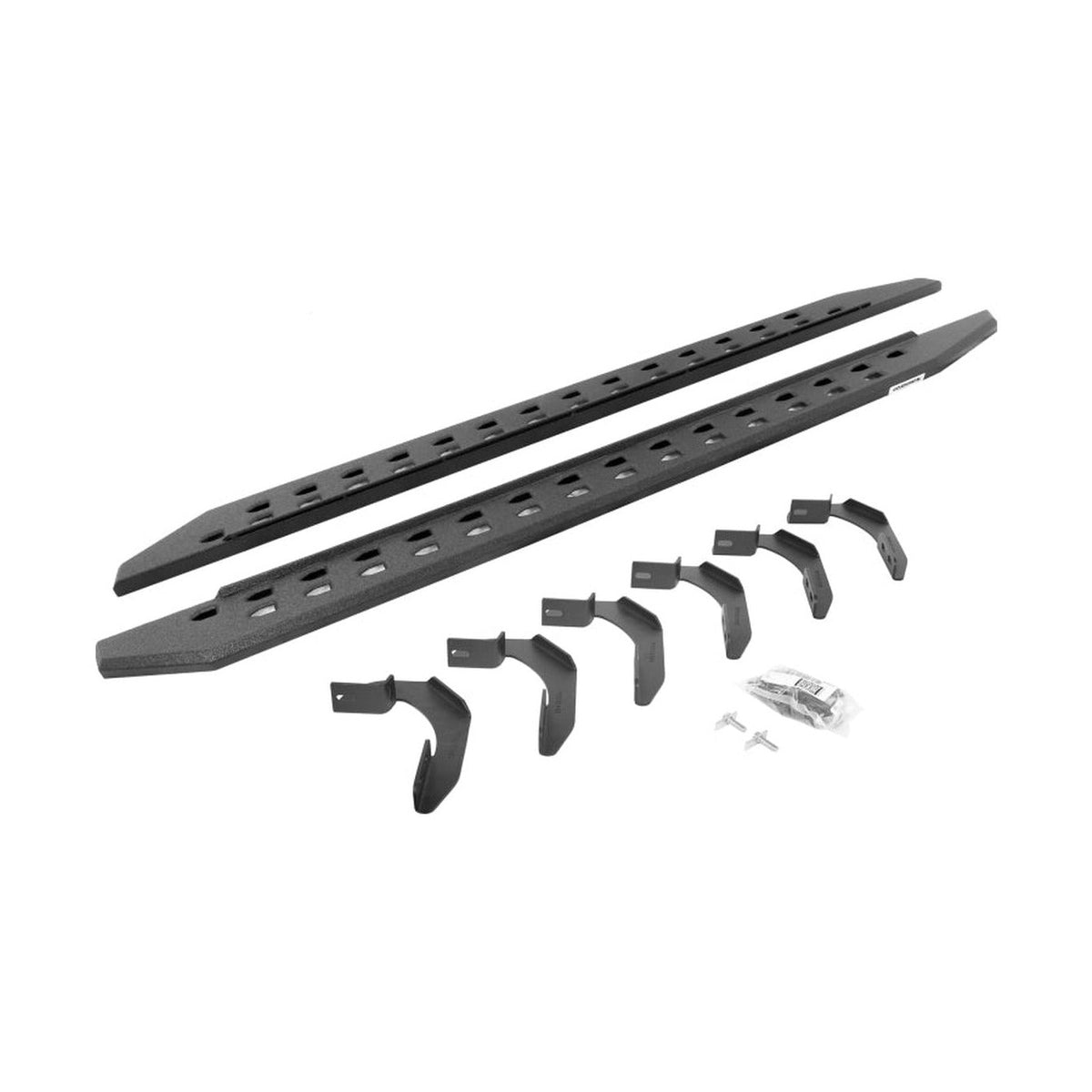 Go Rhino Go Rhino 04-14 Ford F-150 Super Crew 4DR RB20 Slim Running Boards Kit (w/Brackets) - Bedliner Coat