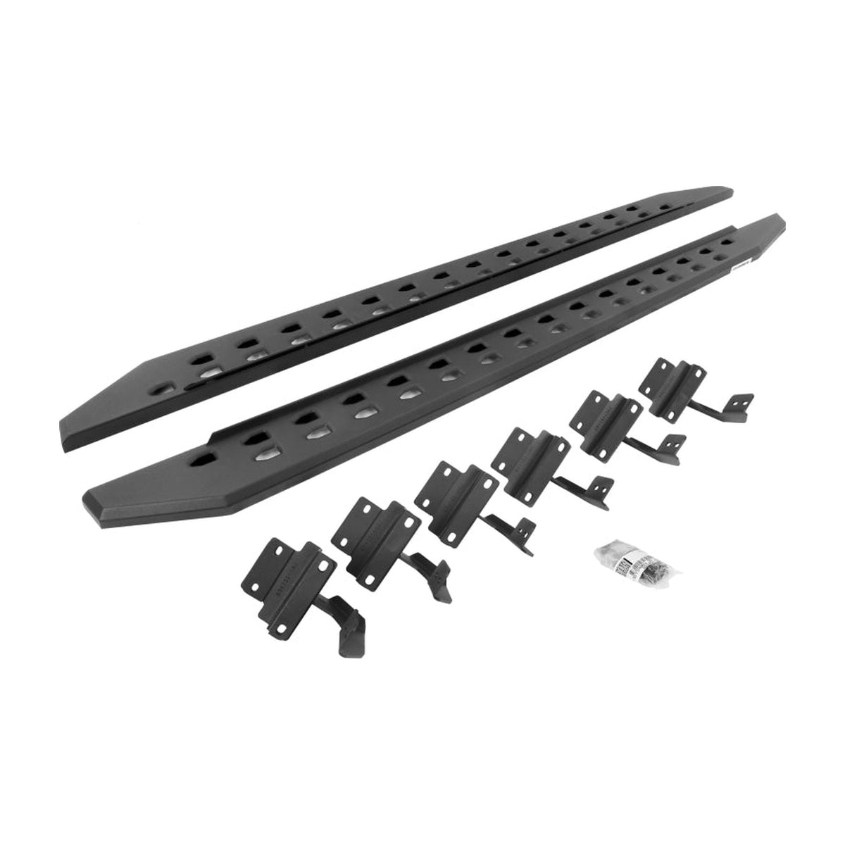 Go Rhino Go Rhino 15-22 Ford F-150 (17-22 Raptor) SC RB20 Slim Running Boards Kit (w/Brackets) - Tex. Blk