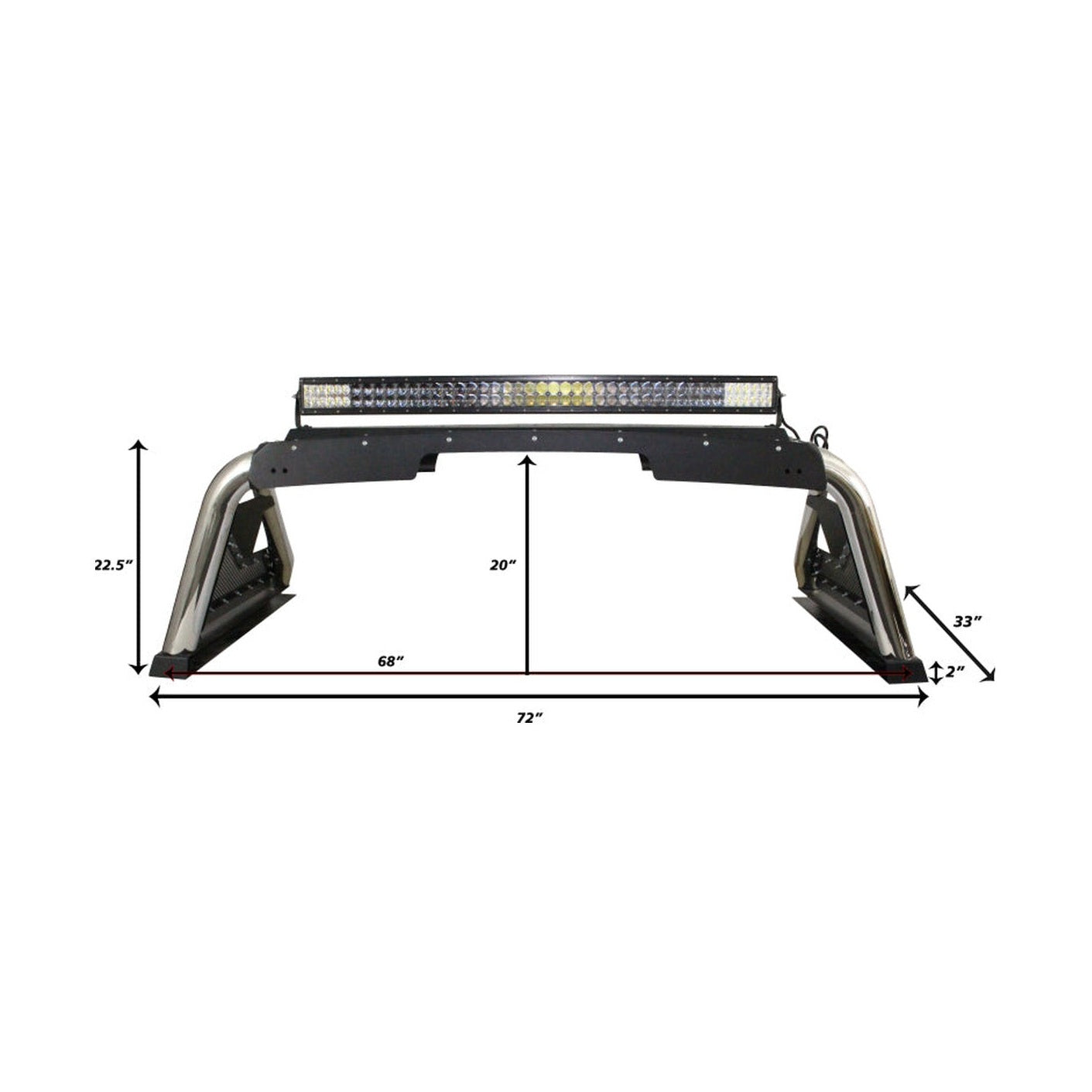 Go Rhino Go Rhino 07-20 Toyota Tundra Sport Bar 2.0 (Full Size) - Tex Blk