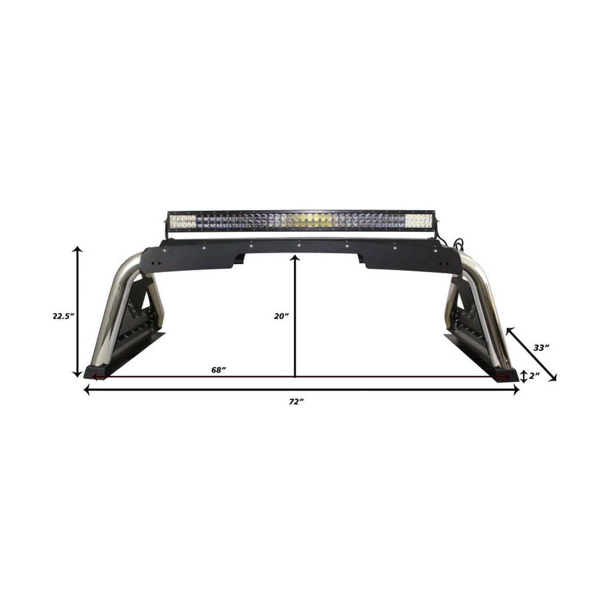 Go Rhino Go Rhino 07-20 Toyota Tundra Sport Bar 2.0 (Full Size) - Tex Blk