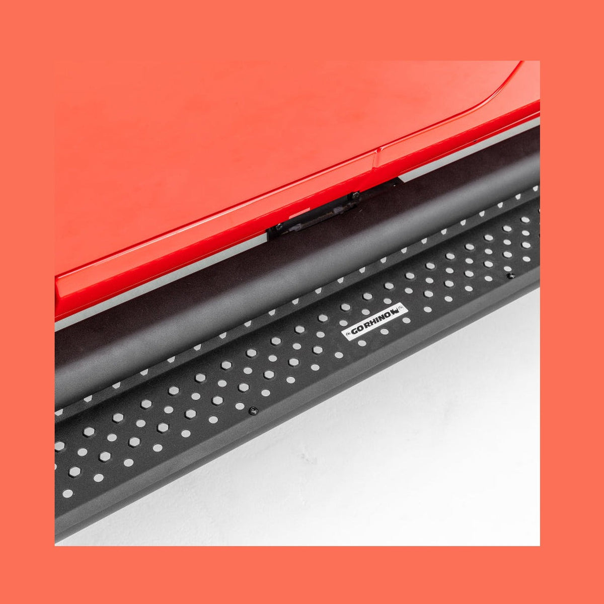 Go Rhino Go Rhino Dominator Extreme D1 Side Steps - Tex Blk - 80in, installed