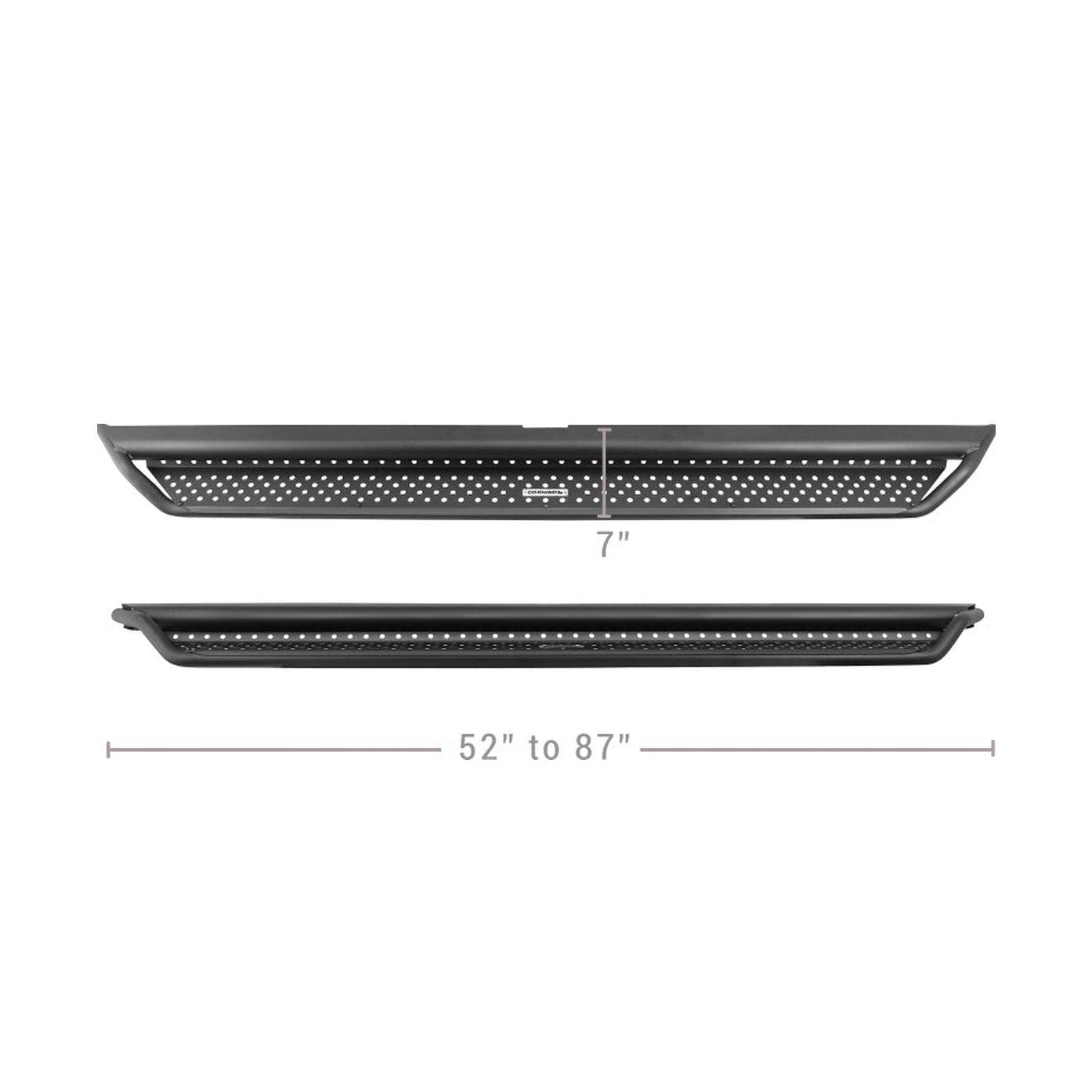 Go Rhino Go Rhino Dominator Extreme D1 Side Steps - Tex Blk - 80in