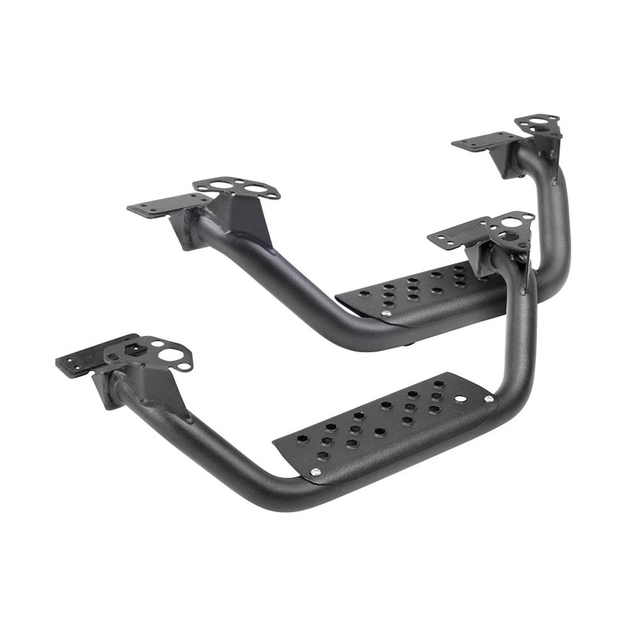 Go Rhino Go Rhino Dominator Extreme D6 SideSteps - Tex Blk - 4in Drop Down Steps (Pair)