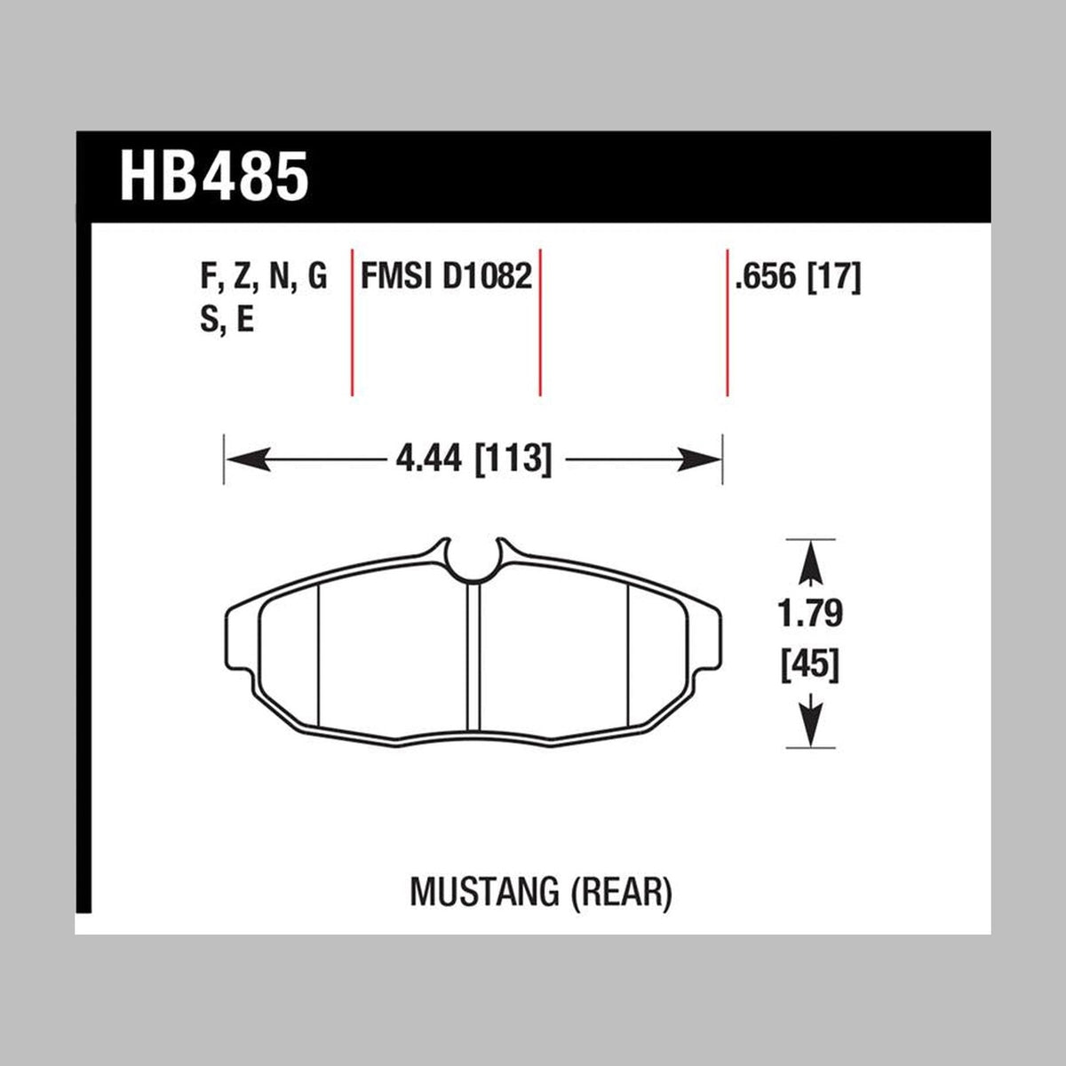 Hawk Performance Hawk 08-09 Mustang Bullitt/05-10 & 12-13 Mustang GT/05-13 Mustang V6 Blue 9012 Race Rear Brake Pads