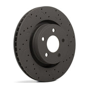 Hawk Performance Hawk Talon 2015 Ford Mustang 320mm w/ performance pkg. Drilled and Slotted Rear Brake Rotor Set
