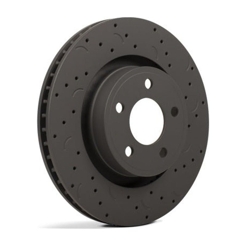 Hawk Performance Hawk Talon 2015 Ford Mustang 320mm w/ performance pkg. Drilled and Slotted Rear Brake Rotor Set