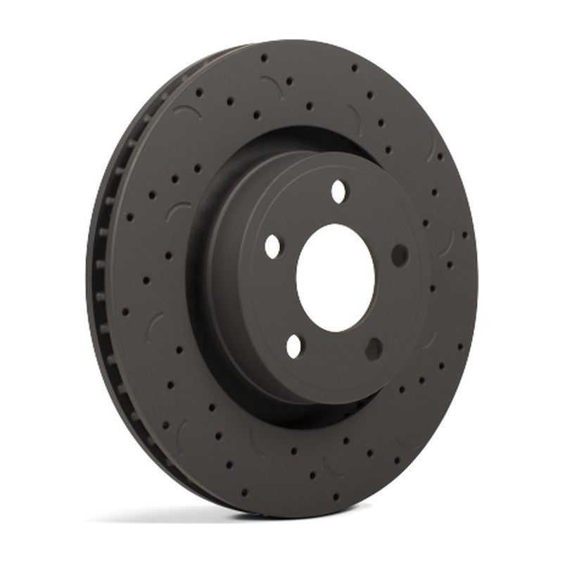 Hawk Performance Hawk Talon 2015 Ford Mustang 320mm w/ performance pkg. Drilled and Slotted Rear Brake Rotor Set
