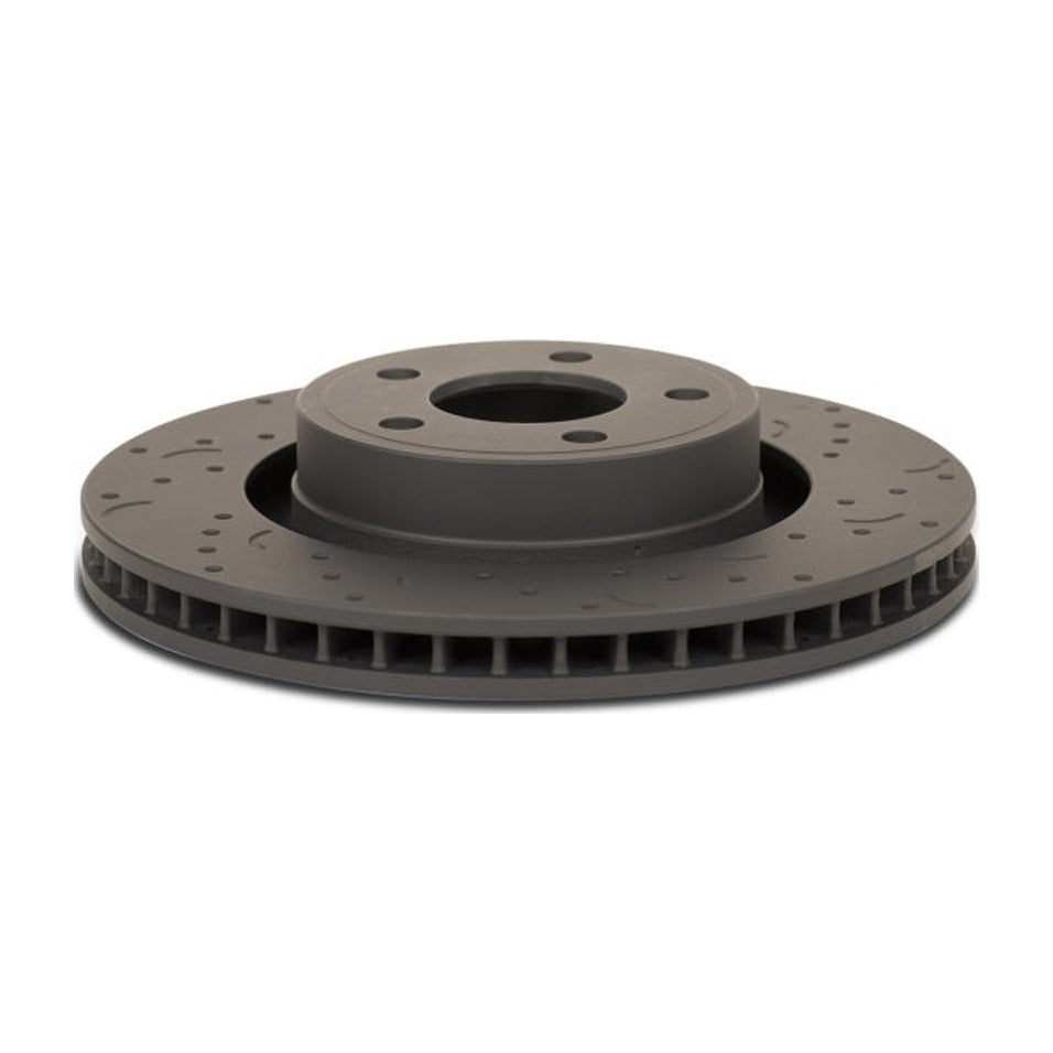 Hawk Performance Hawk Talon 2015 Ford Mustang 320mm w/ performance pkg. Drilled and Slotted Rear Brake Rotor Set