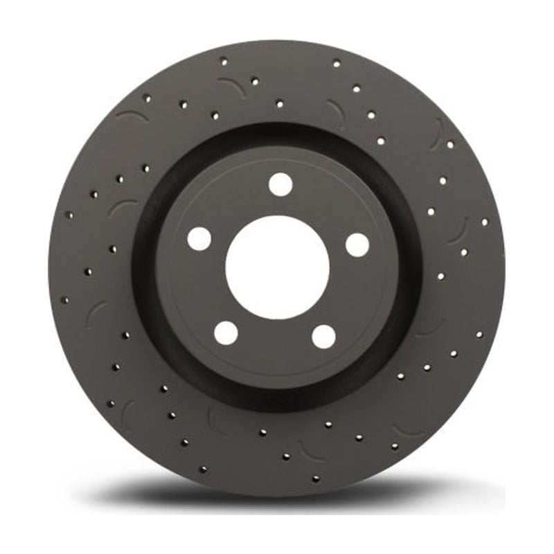 Hawk Performance Hawk Talon 2015 Ford Mustang 320mm w/ performance pkg. Drilled and Slotted Rear Brake Rotor Set