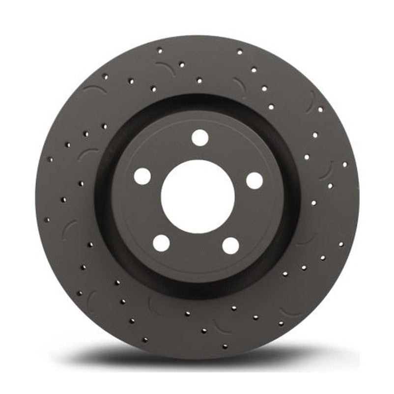 Hawk Performance Hawk Talon 2015 Ford Mustang 320mm w/ performance pkg. Drilled and Slotted Rear Brake Rotor Set