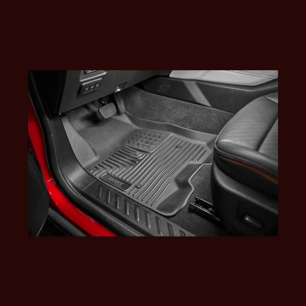 Husky Liners Husky Liners 21-23 Ford F-150 CC SC / 2017 Ford SD CC WeatherBeater Rear Floor Liners - Black, installed