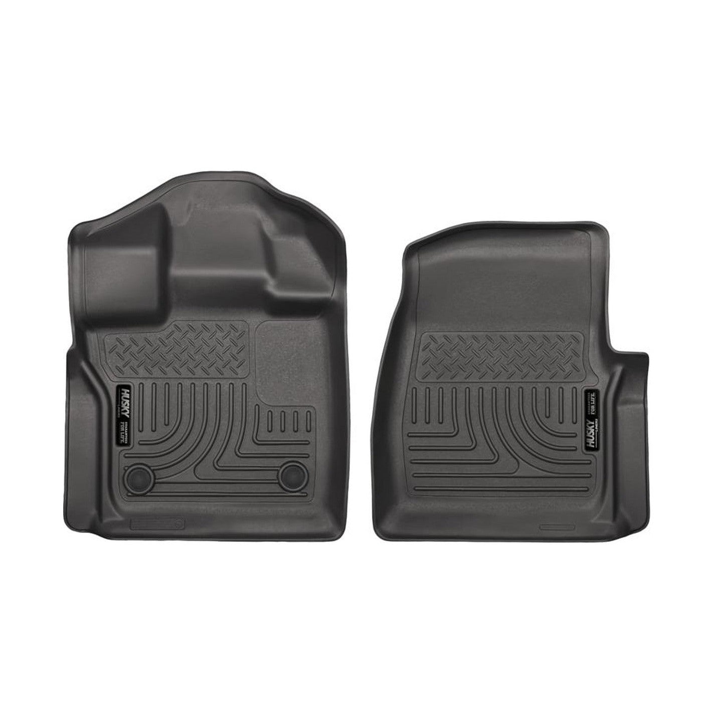 Husky Liners Husky Liners 15-23 Ford F-150 Standard Cab Pickup WeatherBeater Front Black Floor Liners