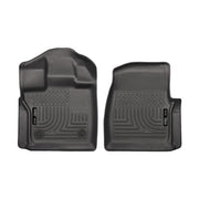 Husky Liners Husky Liners 15-23 Ford F-150 Standard Cab Pickup WeatherBeater Front Black Floor Liners