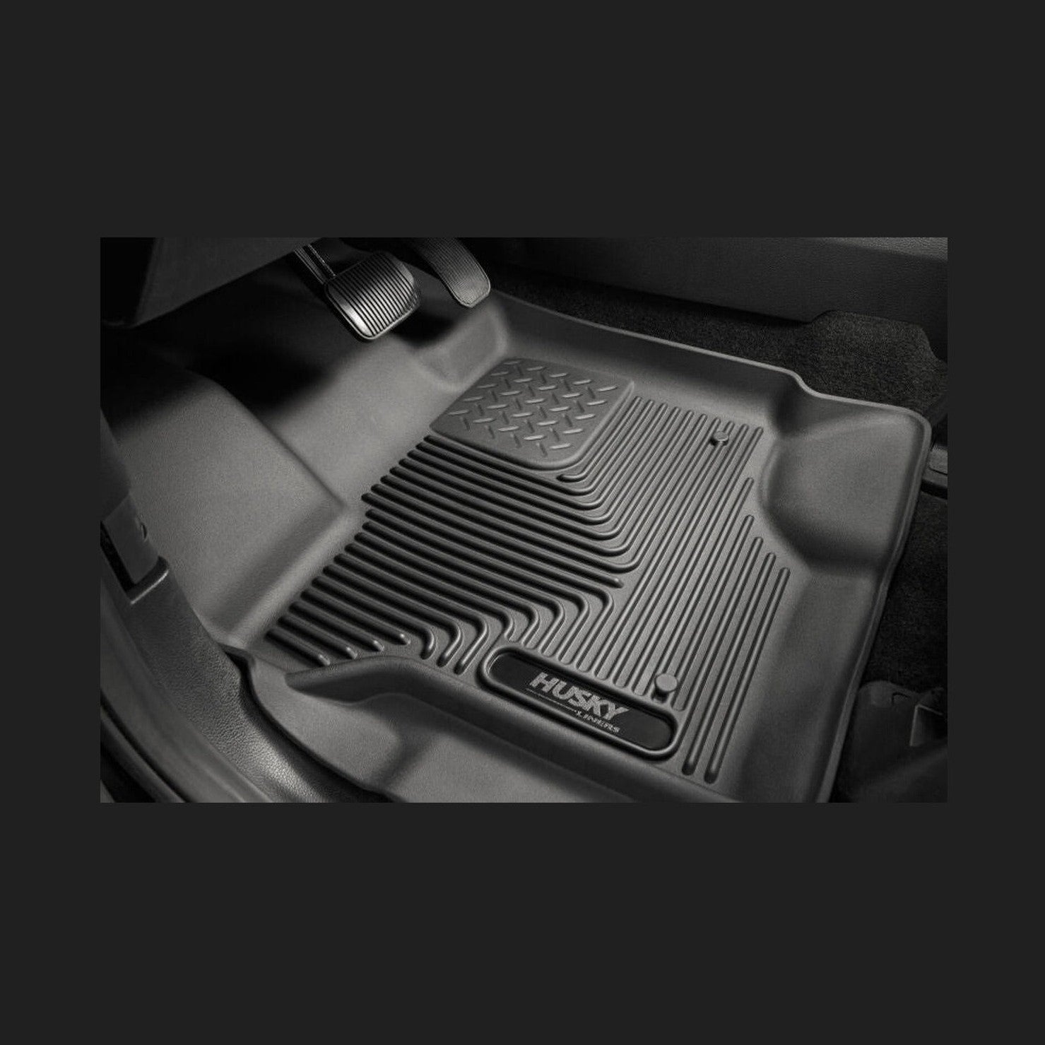 Husky Liners Husky Liners 15-23 Ford F-150 Super/Super Crew Cab WeatherBeater Black Front Floor Liners