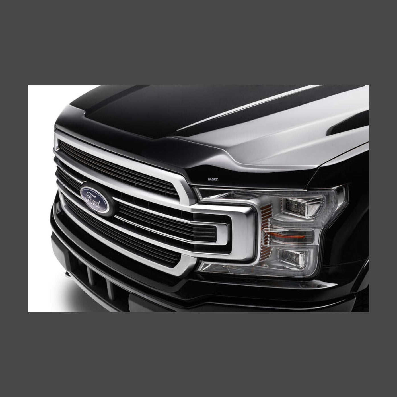 Husky Liners Husky Liners 15-20 Ford F-150 (Excl. Raptor) Aeroskin Hood Protector - Smoke