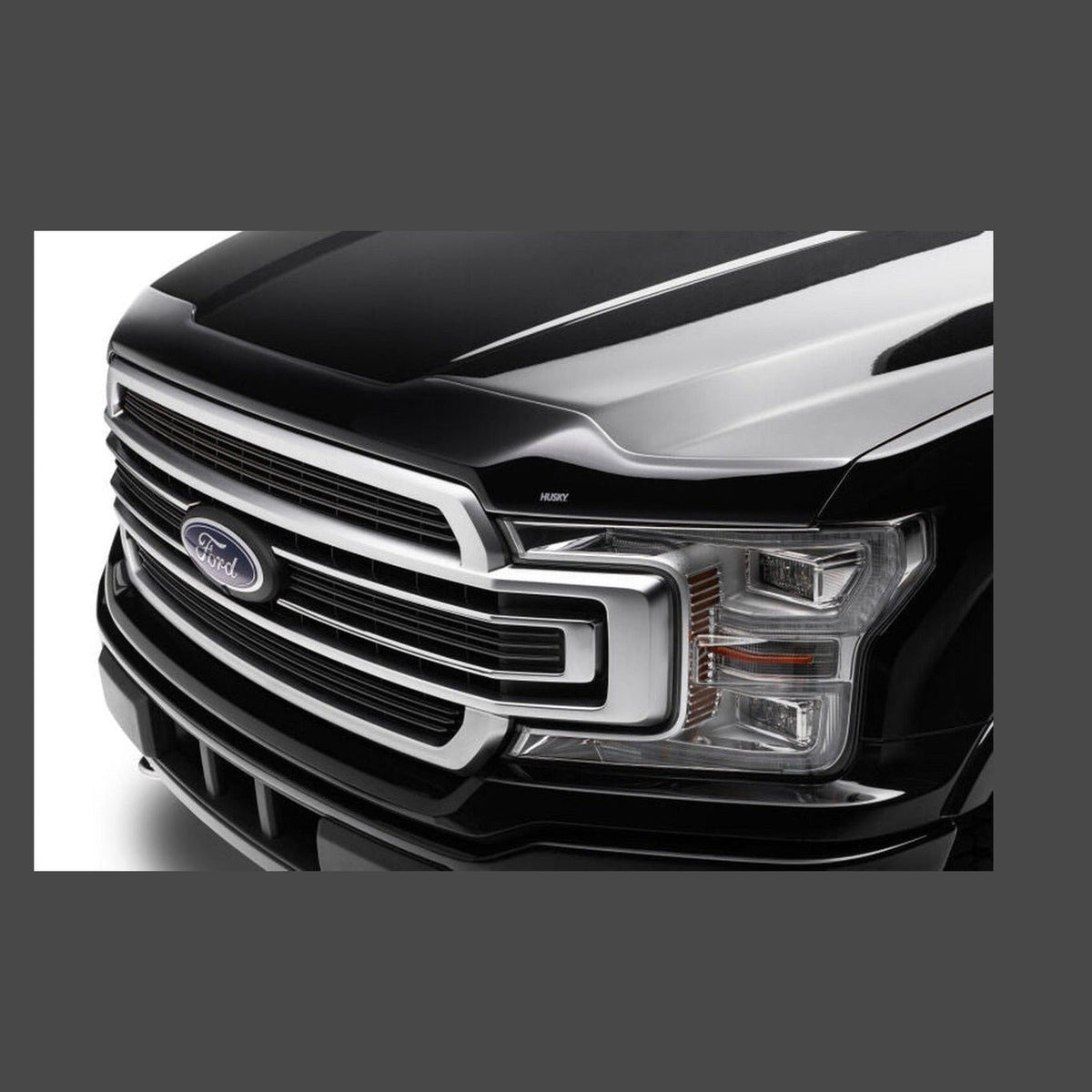 Husky Liners Husky Liners 15-20 Ford F-150 (Excl. Raptor) Aeroskin Hood Protector - Smoke