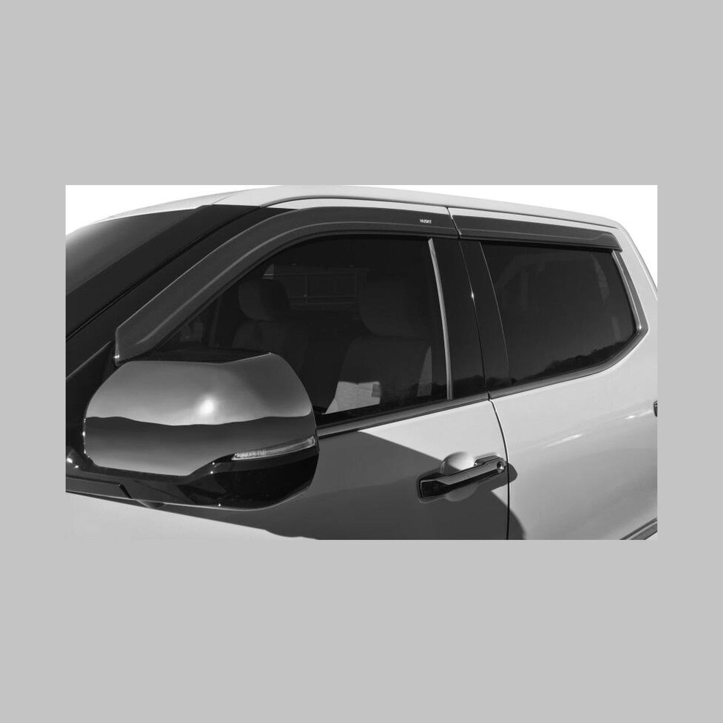 Husky Liners Husky Liners 04-14 Ford F-150 Supercab Ventvisor Low Profile (4pc) - Smoke, installed