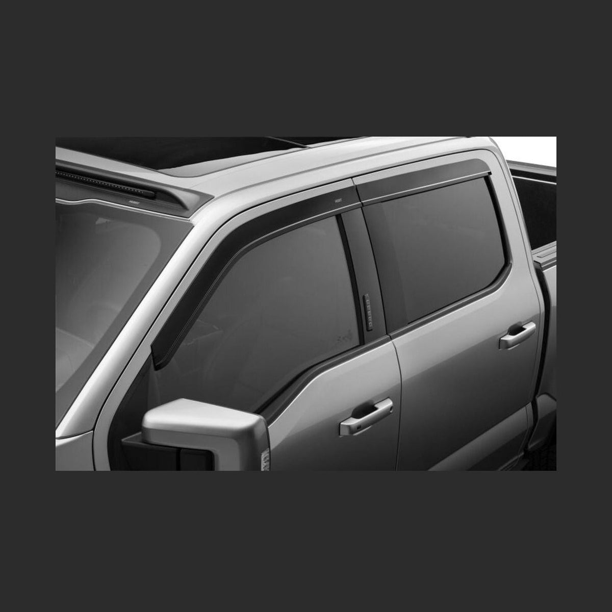 Husky Liners Husky Liners 15-24 Ford F-150 (Incl. Raptor/Lightning) Ventvisor Low Profile (4pc) - Smoke