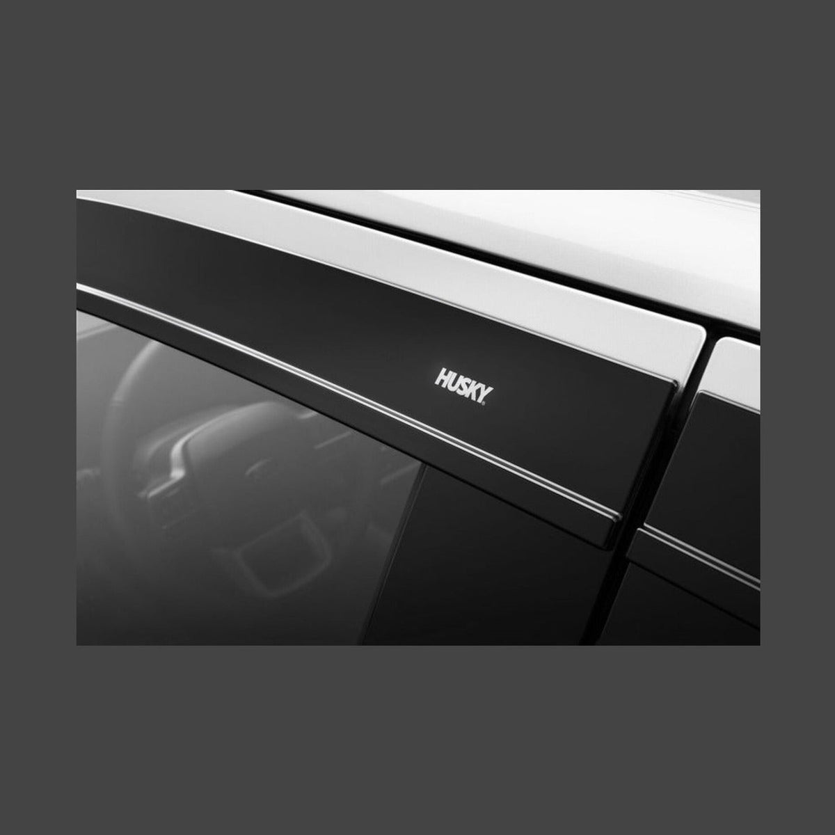 Husky Liners Husky Liners 15-24 Ford F-150 (Incl. Raptor/Lightning) Ventvisor Low Profile (4pc) - Smoke, installed