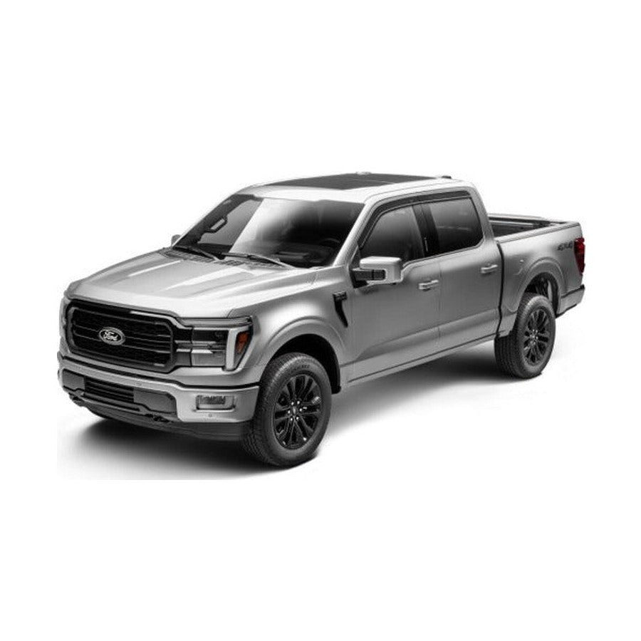 Husky Liners Husky Liners 15-24 Ford F-150 (Incl. Raptor/Lightning) Ventvisor Low Profile (4pc) - Smoke, installed