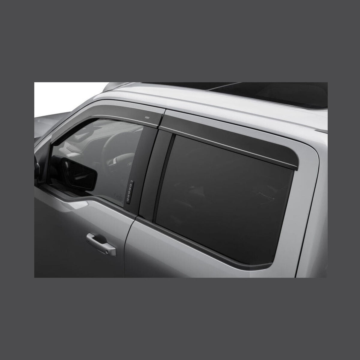 Husky Liners Husky Liners 15-24 Ford F-150 (Incl. Raptor/Lightning) Ventvisor Low Profile (4pc) - Smoke