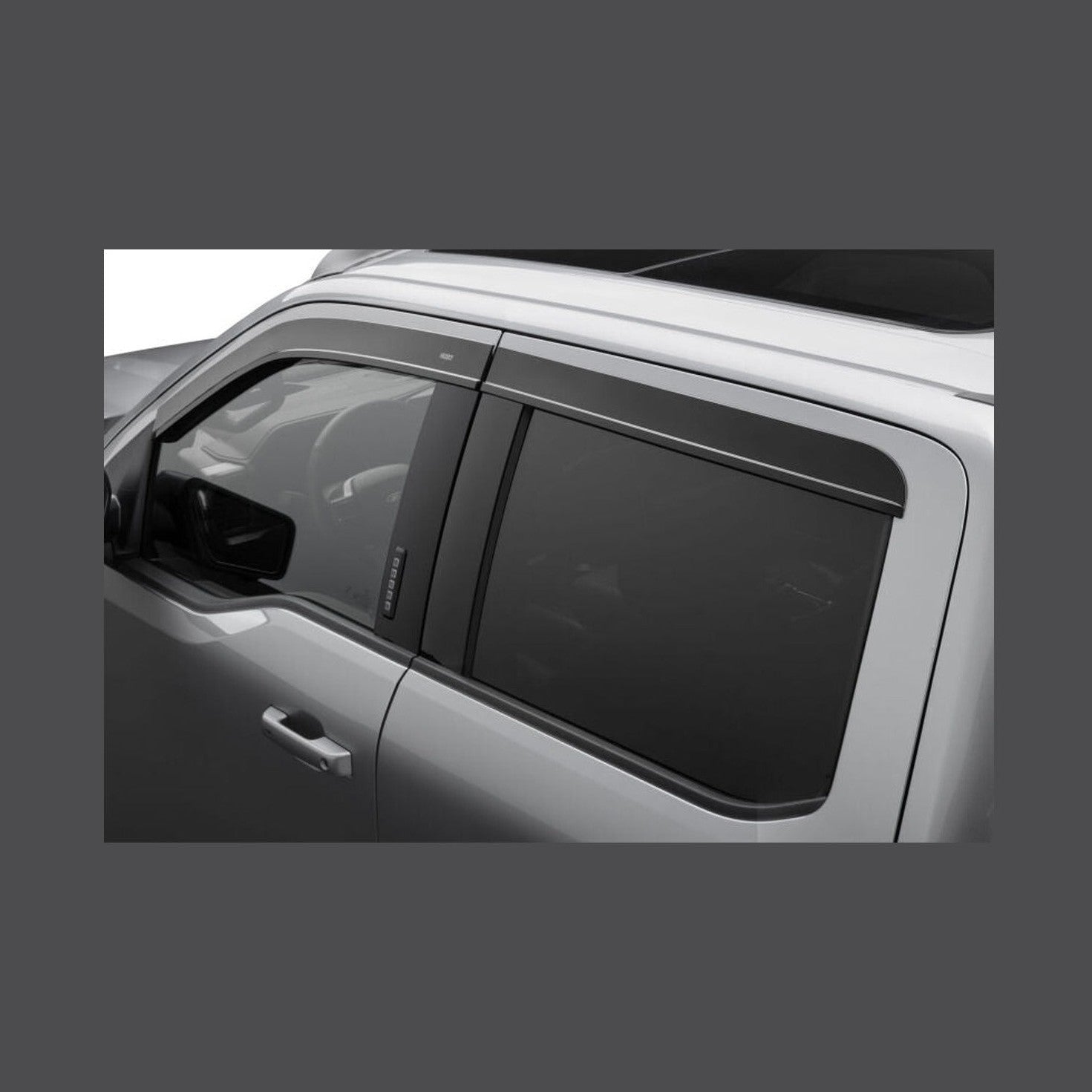 Husky Liners Husky Liners 15-24 Ford F-150 (Incl. Raptor/Lightning) Ventvisor Low Profile (4pc) - Smoke
