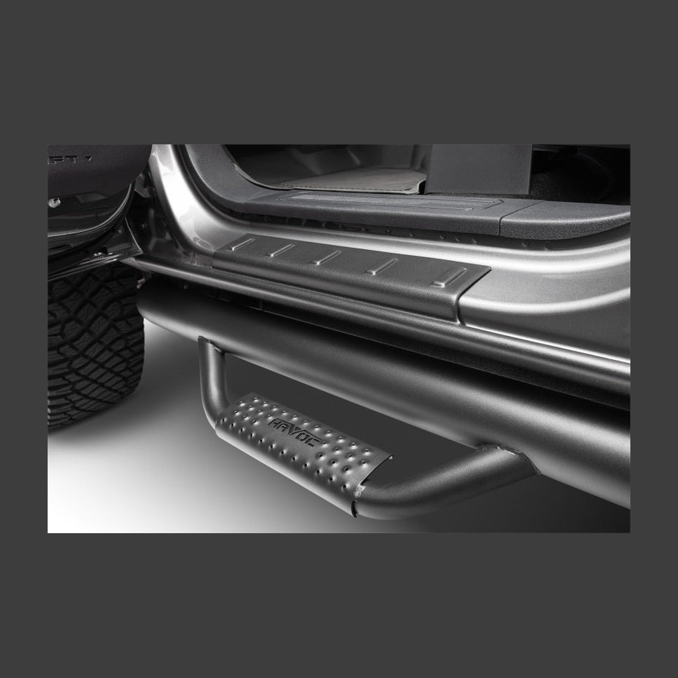 Husky Liners Husky Liners 09-14 Ford F-150 Supercab Trail Armor Rocker Panel & Sill Plate Cover (4pc) - Tex. Blk