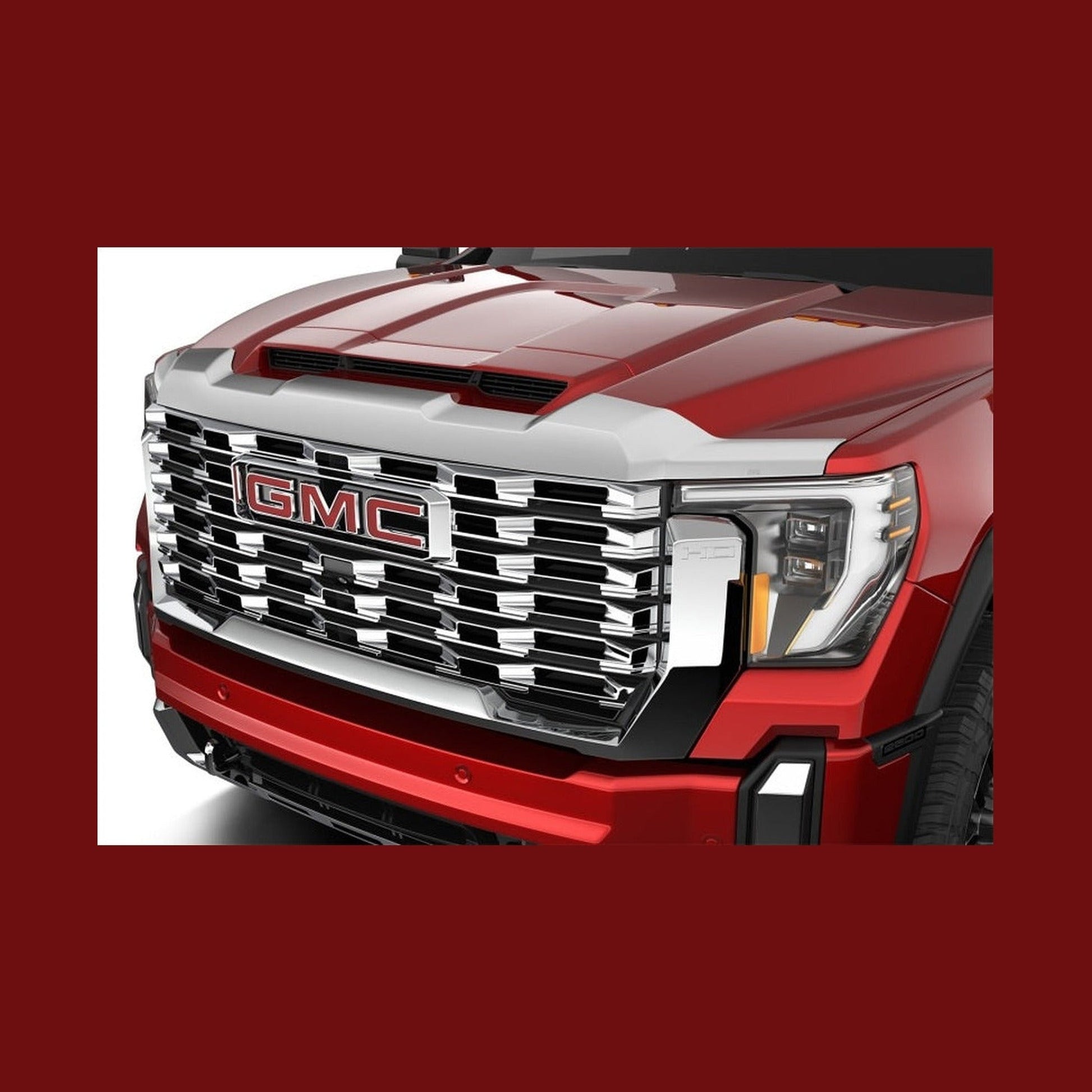Husky Liners Husky Liners 2024 Ford F-150 (Excl. Plat/KR/Trem) Aeroskin Hood Protector - Chrome